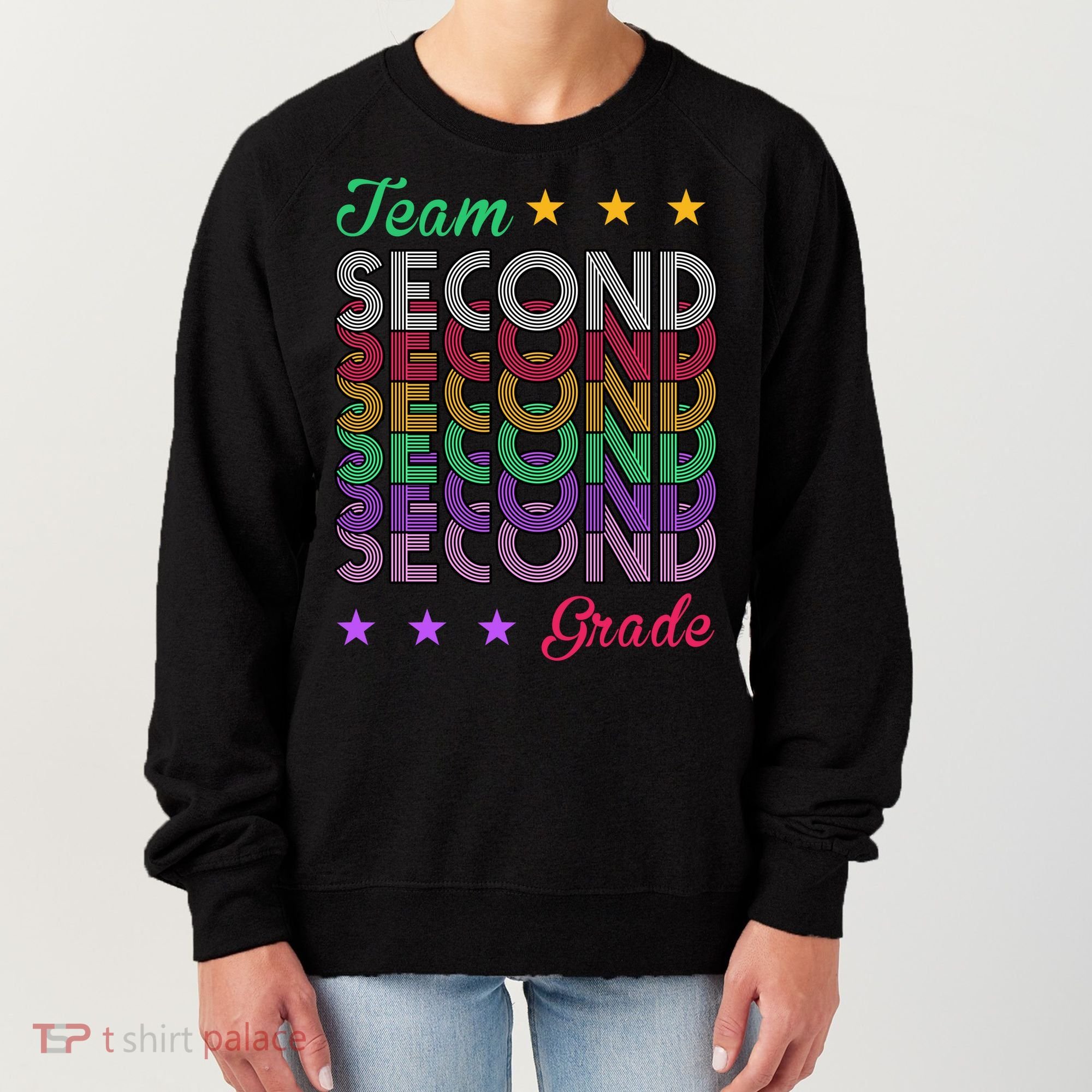 Team 2nd Grade Teacher Back To School Women's Sweatshirt
