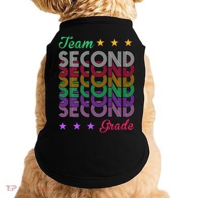 Team 2nd Grade Teacher Back To School Doggie Tank