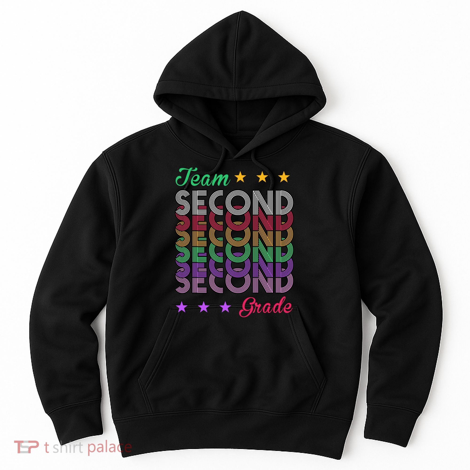 Team 2nd Grade Teacher Back To School Hoodie