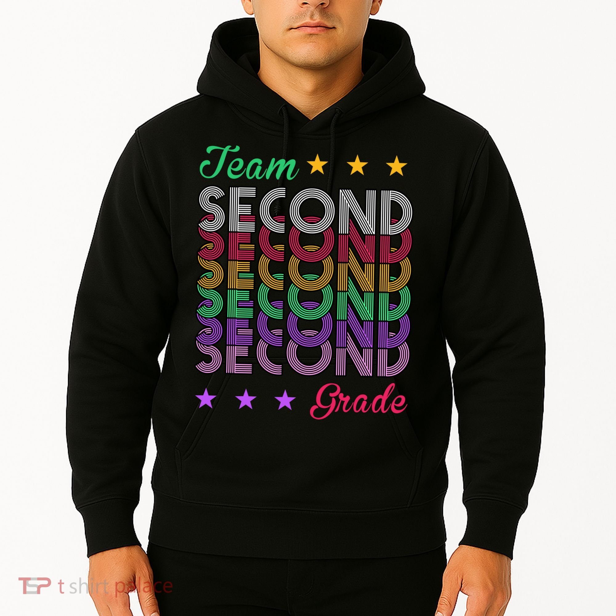 Team 2nd Grade Teacher Back To School Hoodie