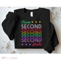 Team 2nd Grade Teacher Back To School Sweatshirt thumb 2