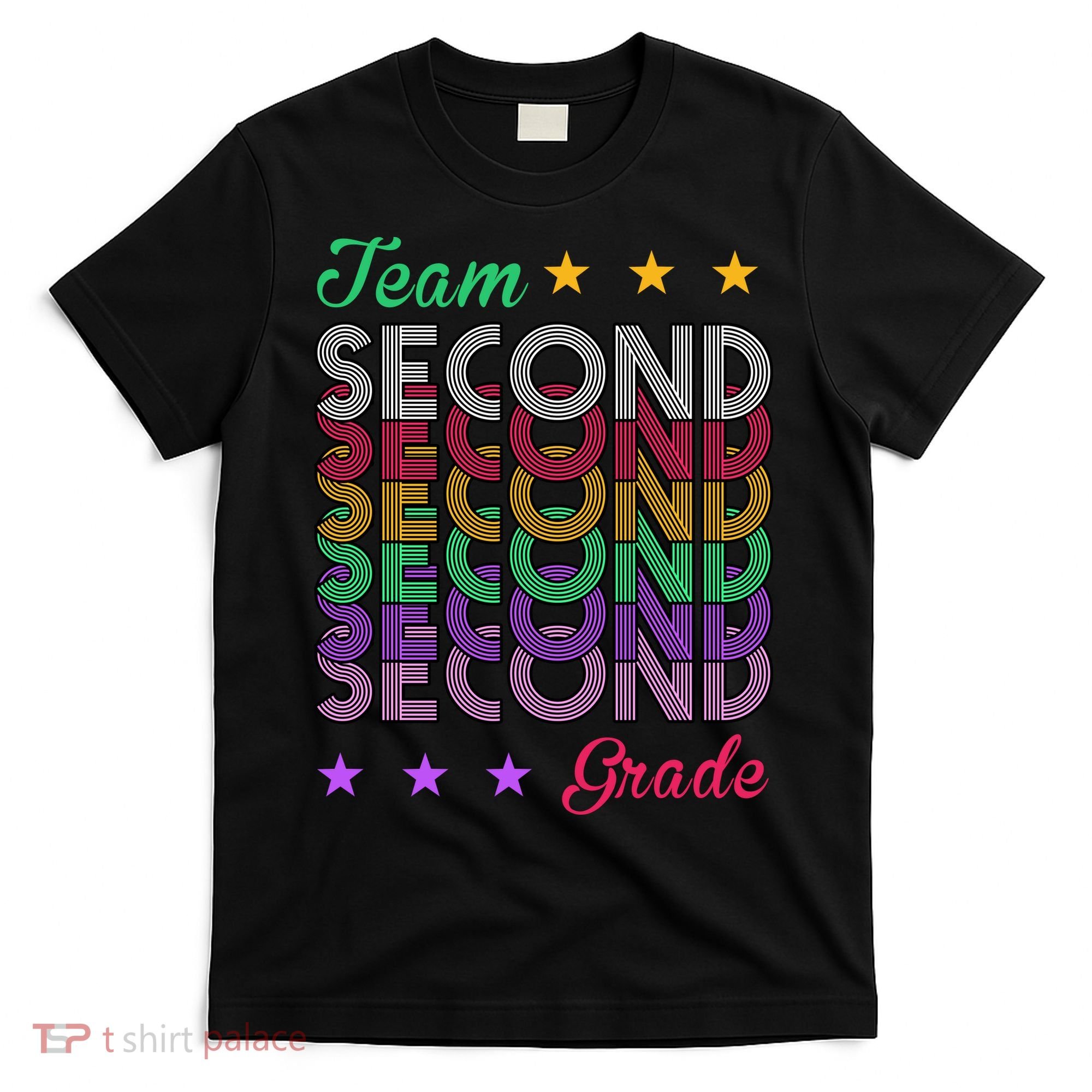Team 2nd Grade Teacher Back To School T-Shirt