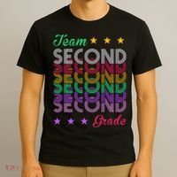 Team 2nd Grade Teacher Back To School T-Shirt thumb 3