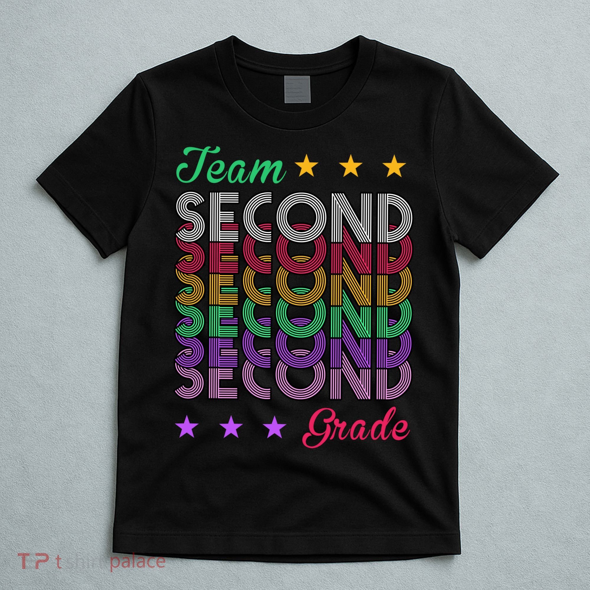 Team 2nd Grade Teacher Back To School T-Shirt