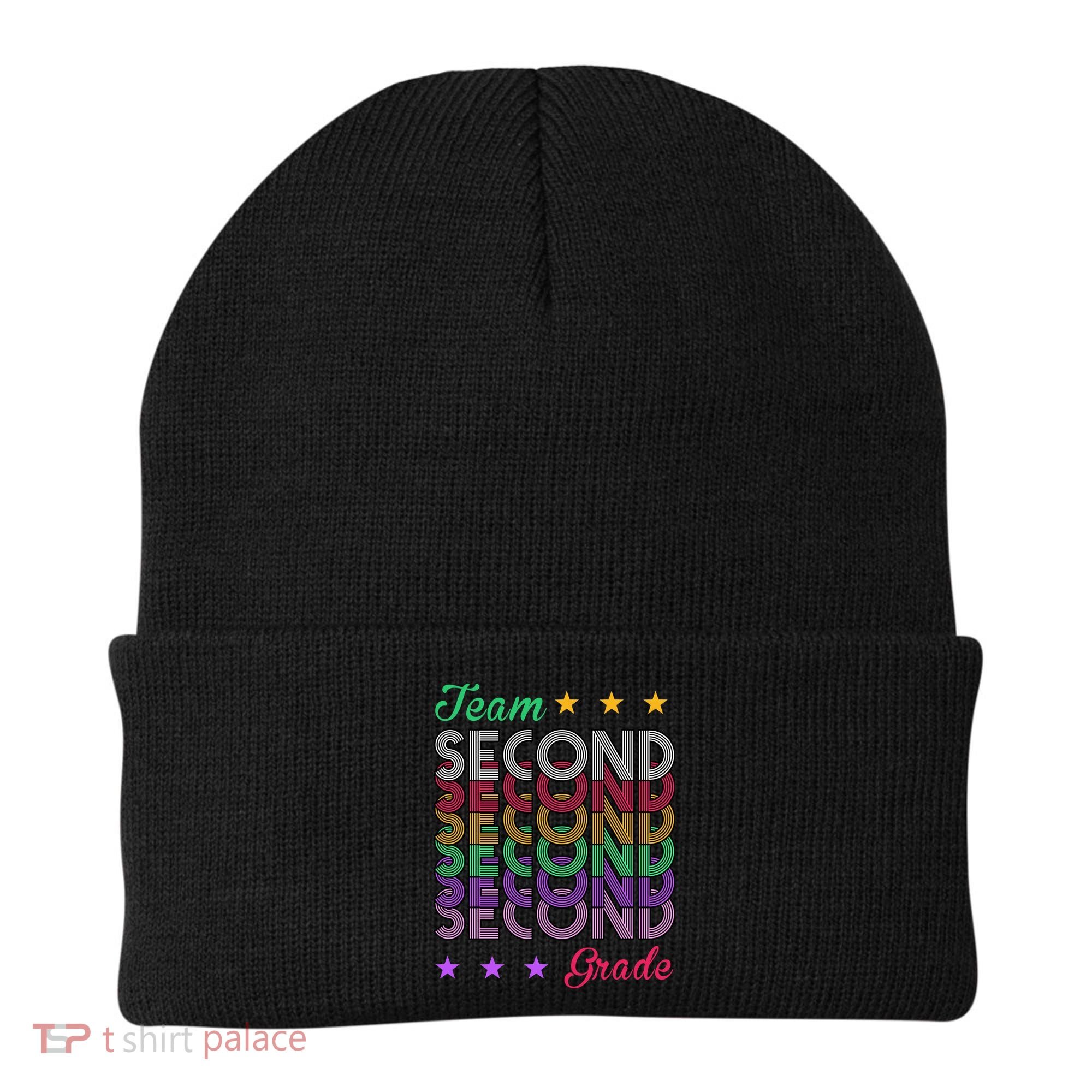 Team 2nd Grade Teacher Back To School Beanie