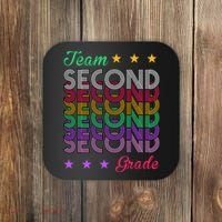Team 2nd Grade Teacher Back To School Coaster thumb 0
