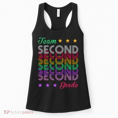 Team 2nd Grade Teacher Back To School Women's Tank Top