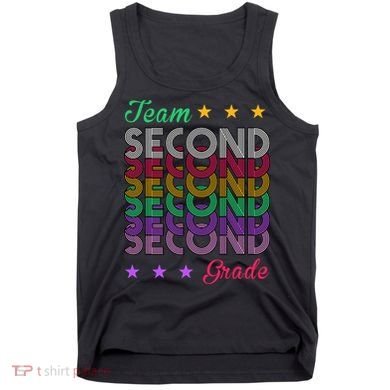 Team 2nd Grade Teacher Back To School Tank Top