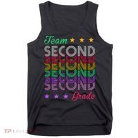 Team 2nd Grade Teacher Back To School Tank Top thumb 0