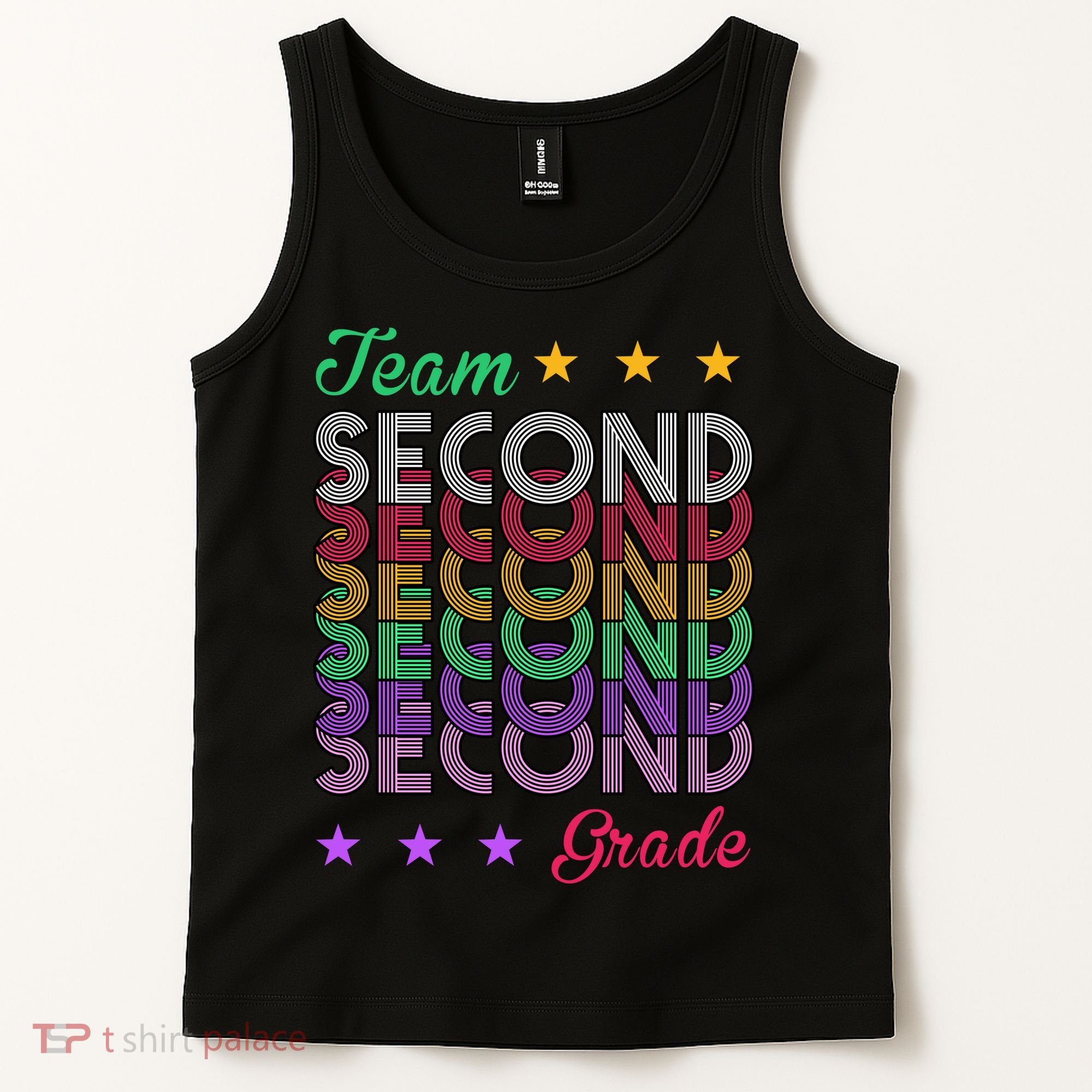 Team 2nd Grade Teacher Back To School Tank Top