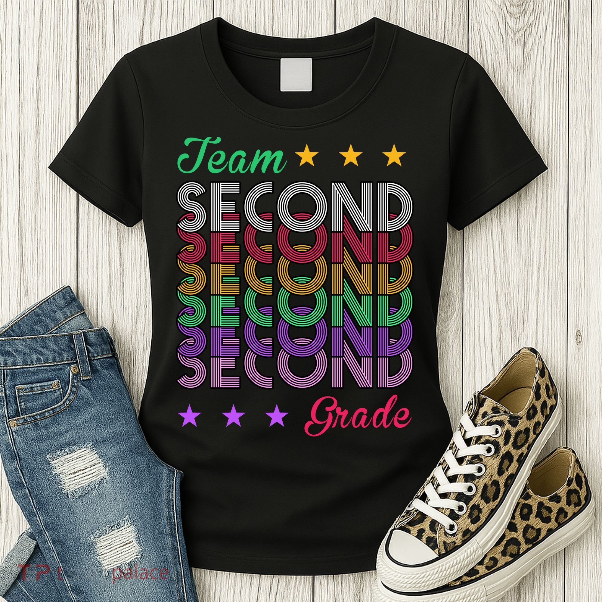 Team 2nd Grade Teacher Back To School Women's T-Shirt