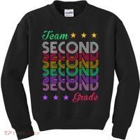 Team 2nd Grade Teacher Back To School Kids Sweatshirt thumb 0