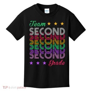 Team 2nd Grade Teacher Back To School Kids T-Shirt