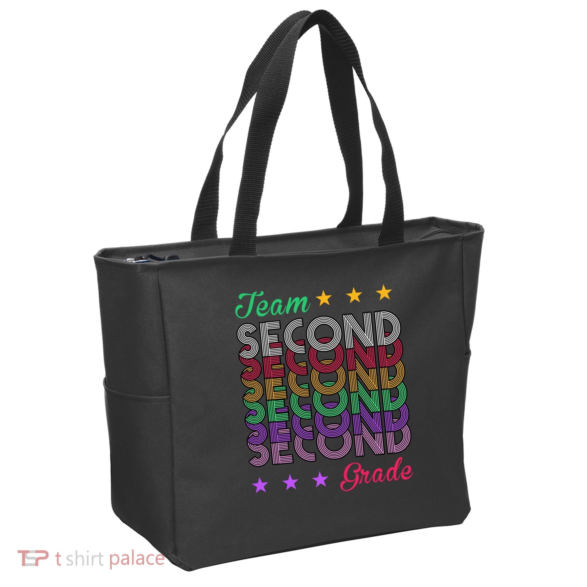 Team 2nd Grade Teacher Back To School Tote Bag