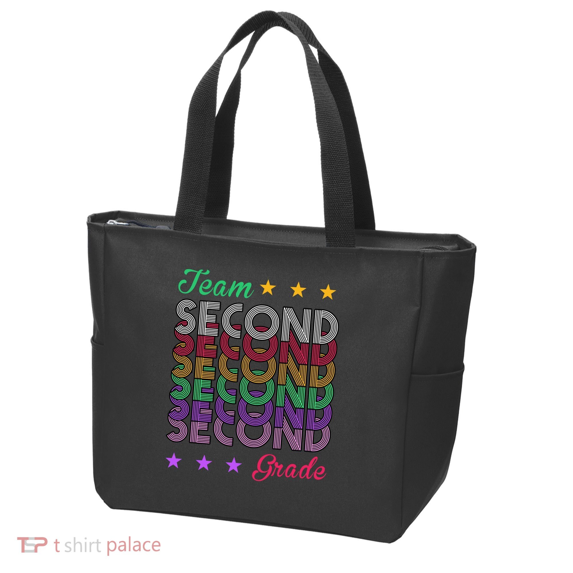 Team 2nd Grade Teacher Back To School Tote Bag