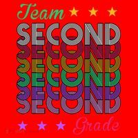 Team 2nd Grade Teacher Back To School Santa Hat thumb 1