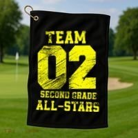 Team 2nd Grade Allstars Golf Towel thumb 1
