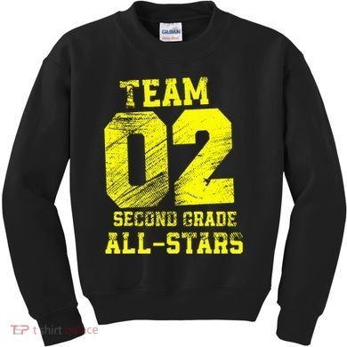 Team 2nd Grade Allstars Kids Sweatshirt