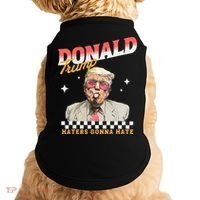 Trump 2024 Haters Gonna Hate Doggie Tank thumb 0