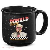 Trump 2024 Haters Gonna Hate 15oz Campfire Ceramic Mug thumb 0