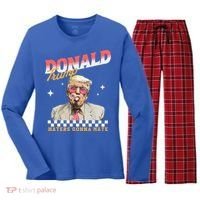 Trump 2024 Haters Gonna Hate Women's Long Sleeve Flannel Pajama Set  thumb 0