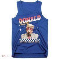 Trump 2024 Haters Gonna Hate Tank Top thumb 0