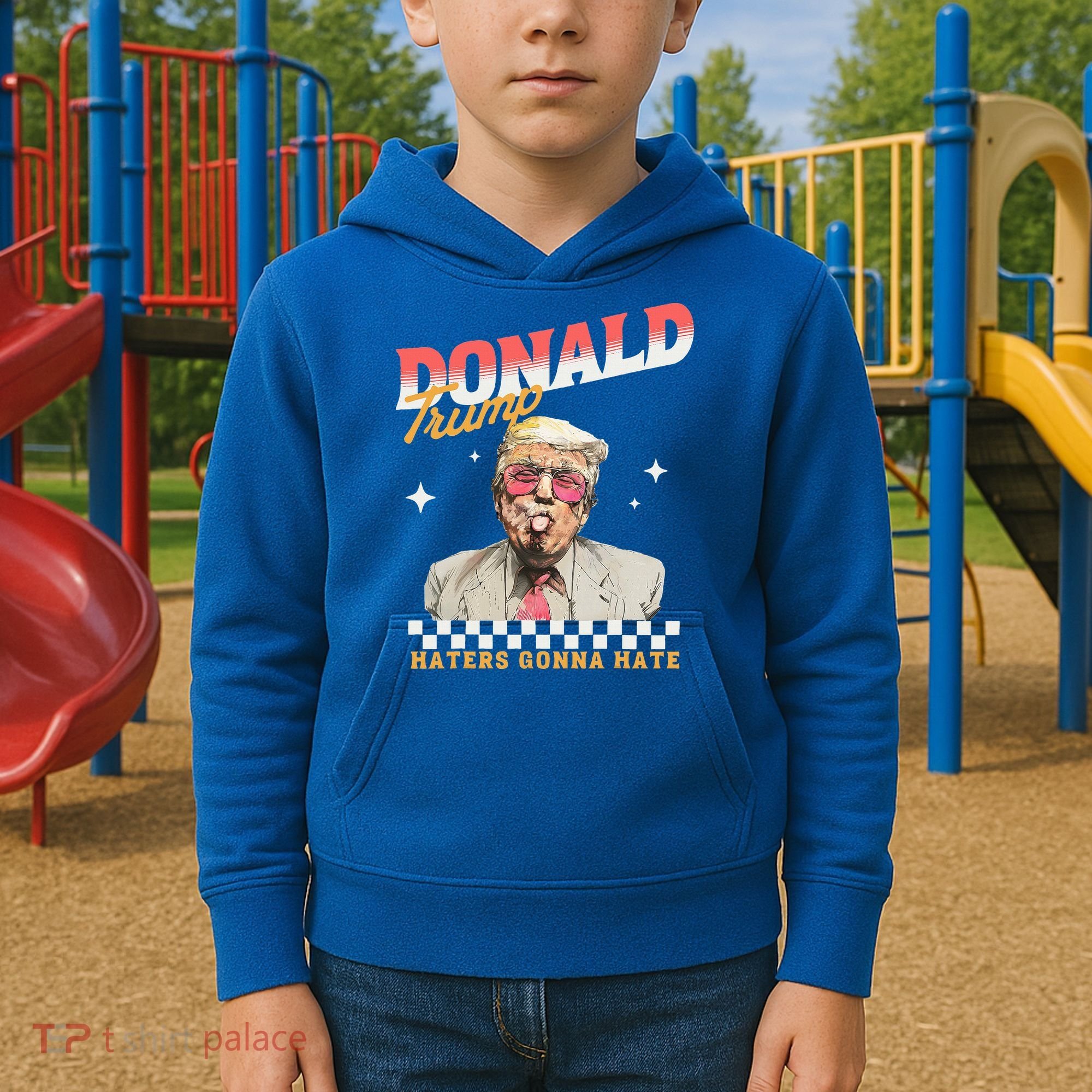 Trump 2024 Haters Gonna Hate Kids Hoodie