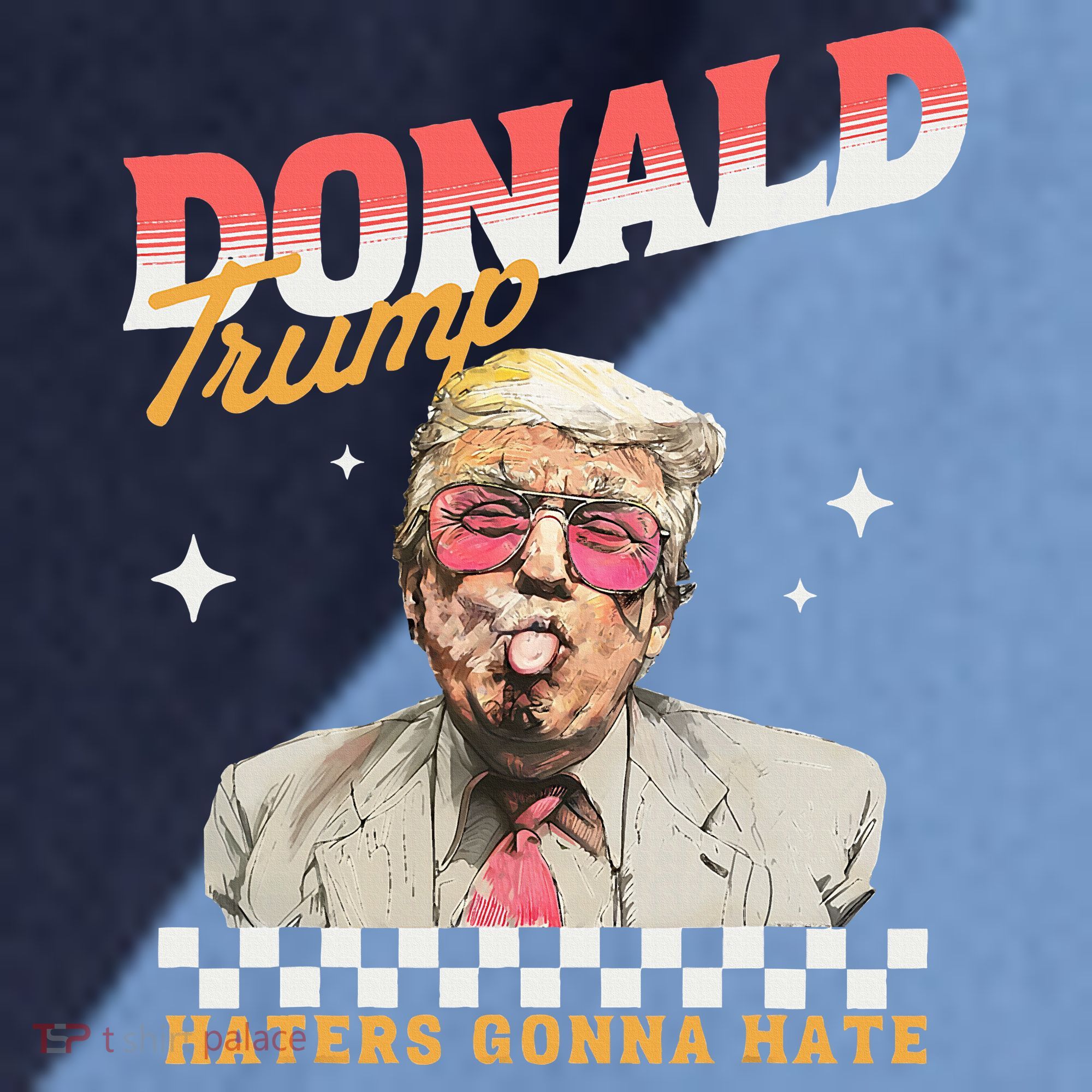 Trump 2024 Haters Gonna Hate Raglan Baseball Sleeve Shirt