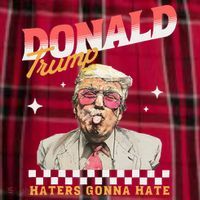 Trump 2024 Haters Gonna Hate Women's Flannel Plaid Pajama Pants thumb 2