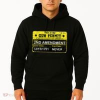 The 2a Is My Gun Permit Proud American Pro 2nd Amendment Hoodie thumb 2