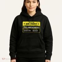 The 2a Is My Gun Permit Proud American Pro 2nd Amendment Hoodie thumb 5