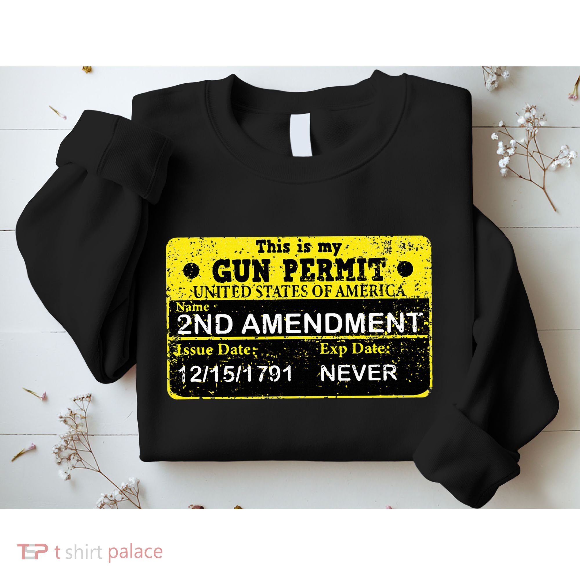 The 2a Is My Gun Permit Proud American Pro 2nd Amendment Sweatshirt