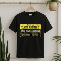 The 2a Is My Gun Permit Proud American Pro 2nd Amendment T-Shirt thumb 2
