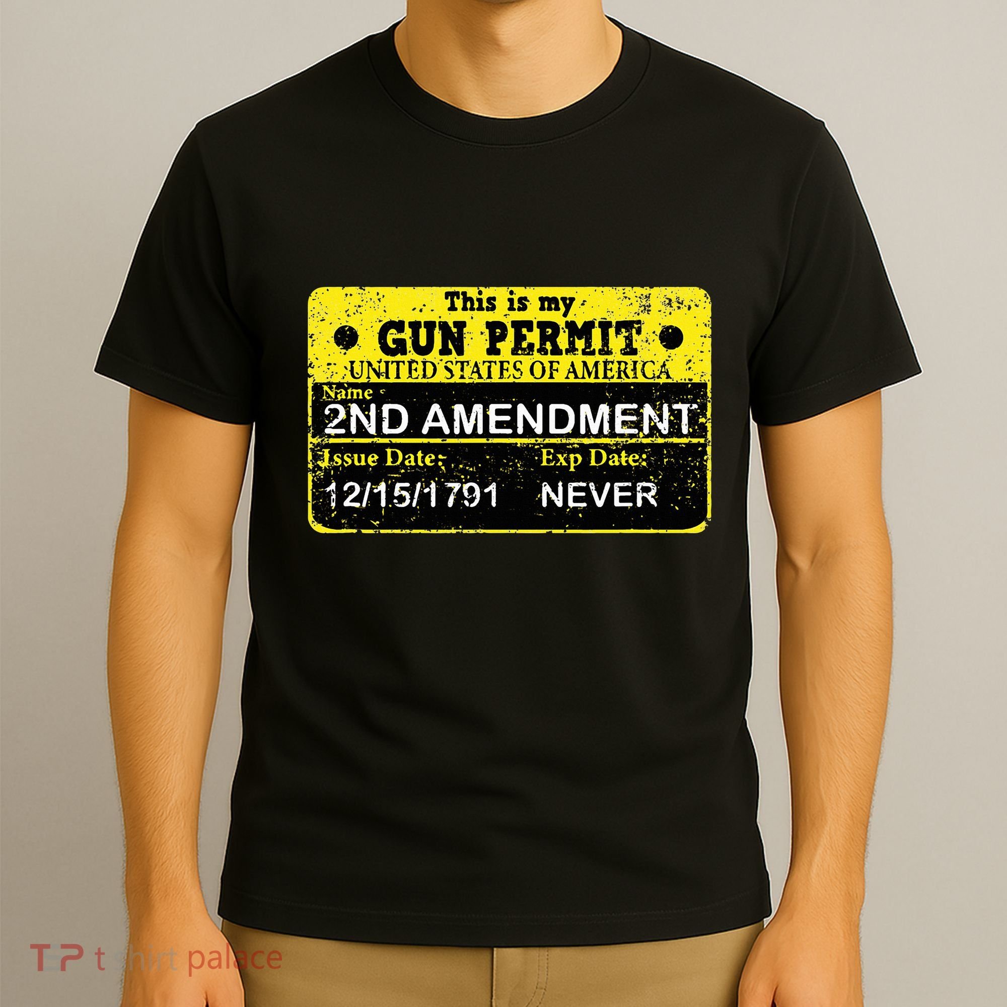 The 2a Is My Gun Permit Proud American Pro 2nd Amendment T-Shirt