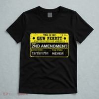 The 2a Is My Gun Permit Proud American Pro 2nd Amendment T-Shirt thumb 5