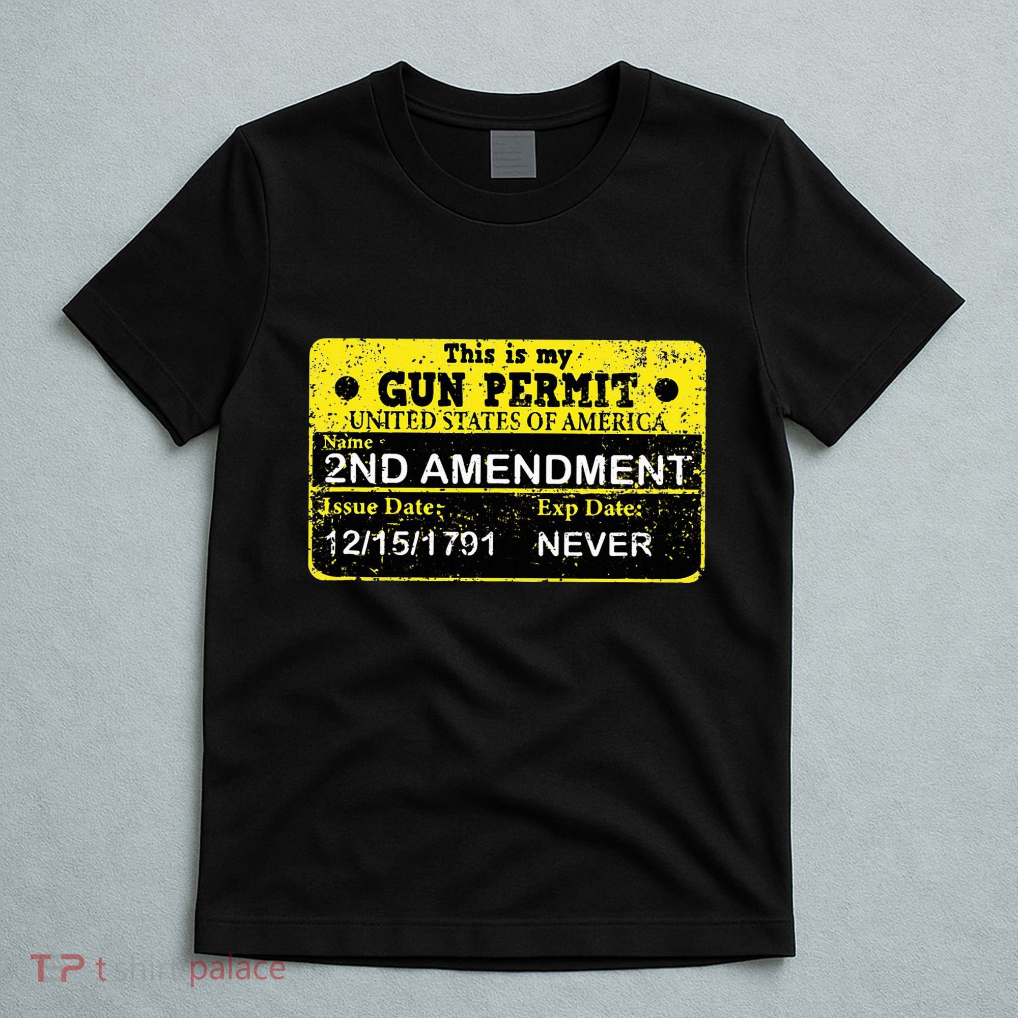 The 2a Is My Gun Permit Proud American Pro 2nd Amendment T-Shirt
