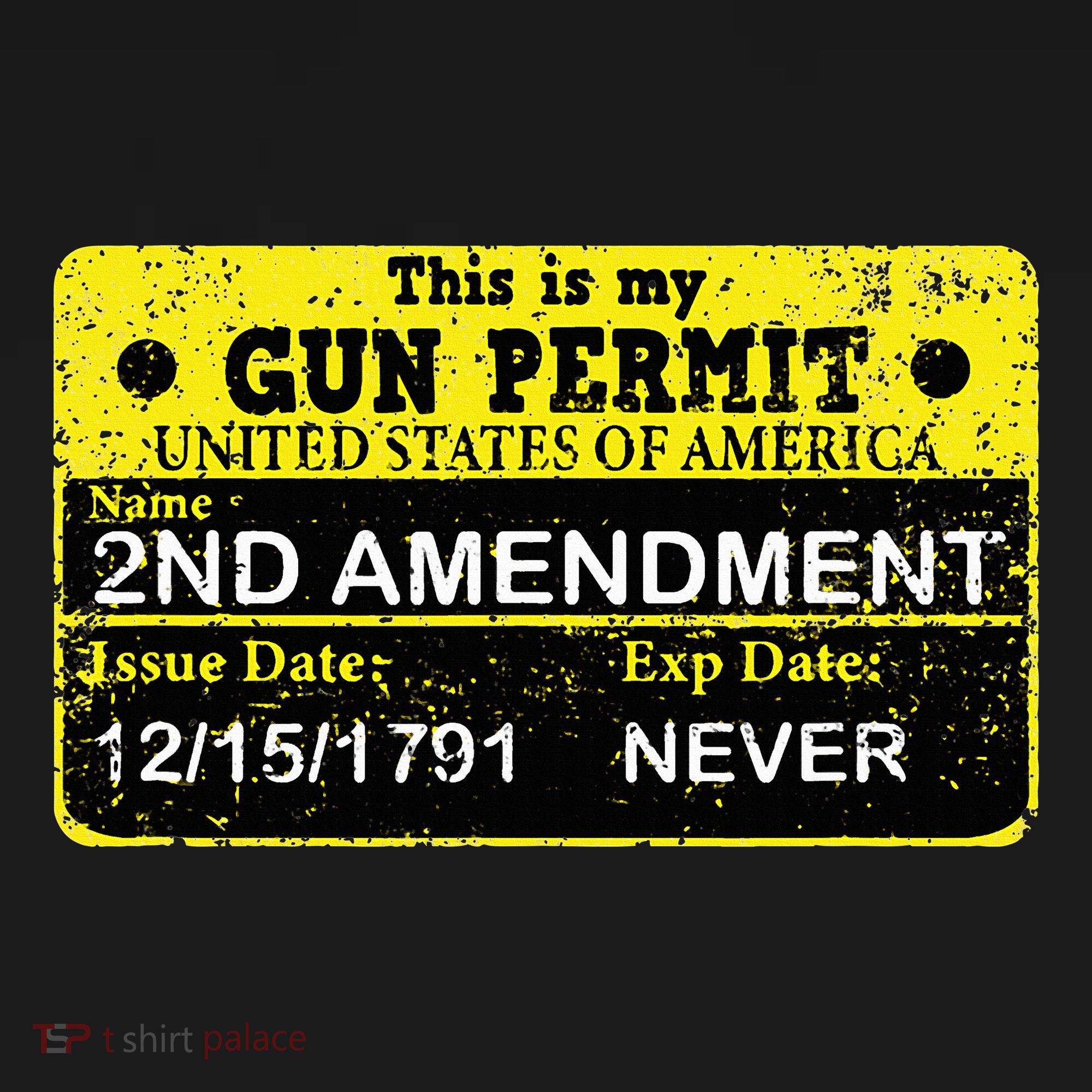 The 2a Is My Gun Permit Proud American Pro 2nd Amendment Coaster