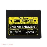 The 2a Is My Gun Permit Proud American Pro 2nd Amendment Mousepad thumb 0