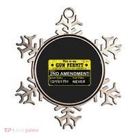The 2a Is My Gun Permit Proud American Pro 2nd Amendment Ornament thumb 0