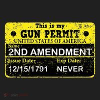 The 2a Is My Gun Permit Proud American Pro 2nd Amendment Hat thumb 2