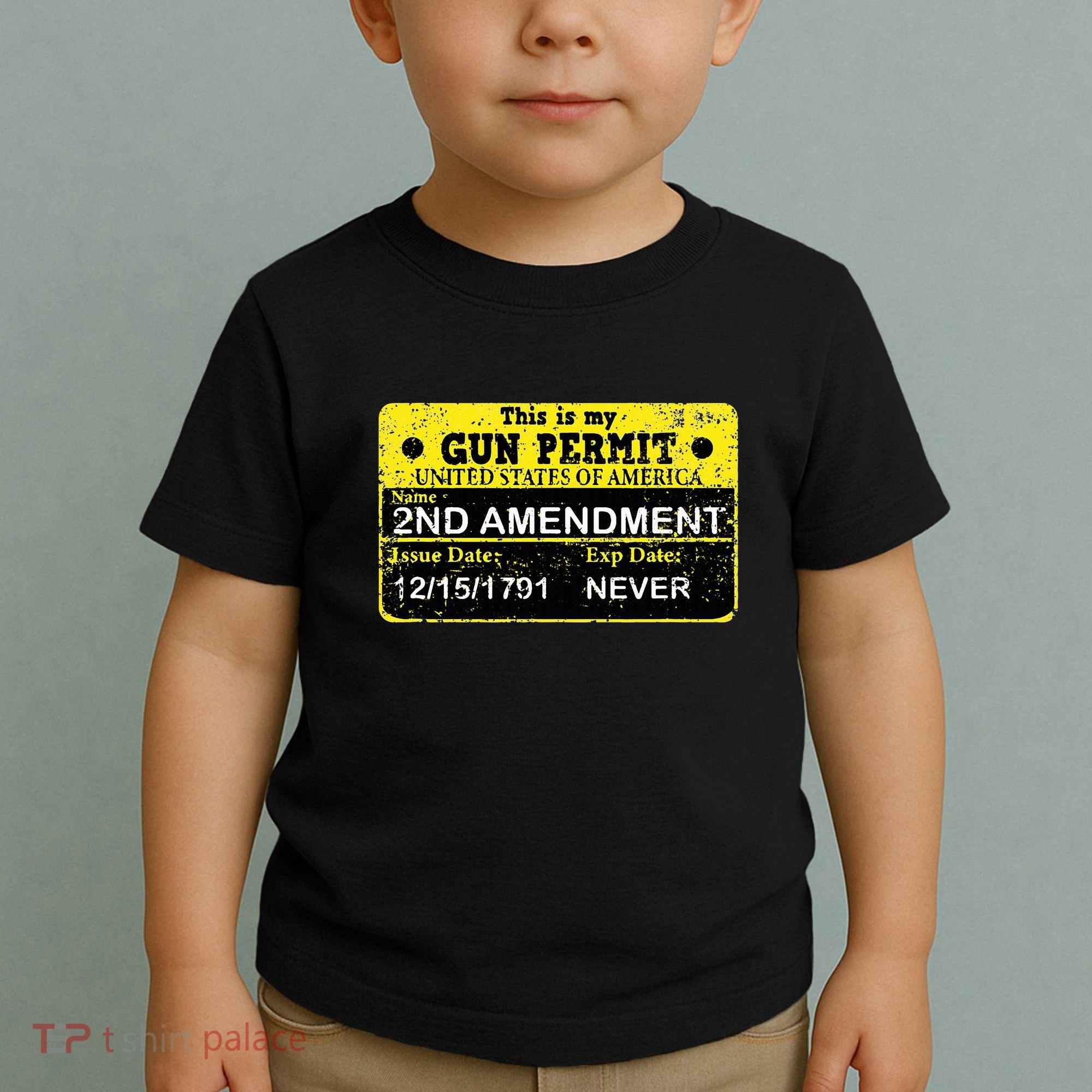 The 2a Is My Gun Permit Proud American Pro 2nd Amendment Toddler T-Shirt