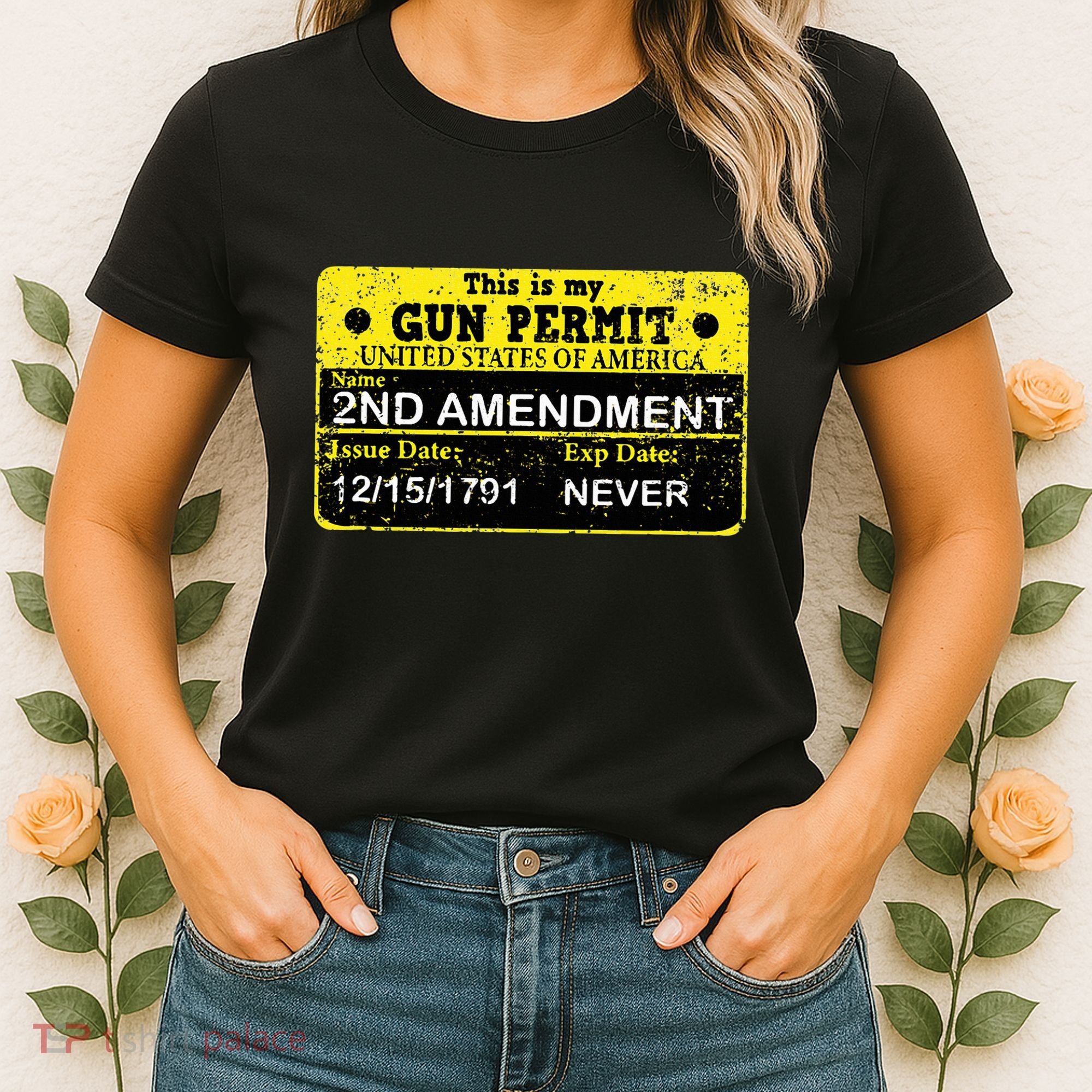 The 2a Is My Gun Permit Proud American Pro 2nd Amendment Women's T-Shirt