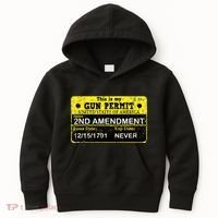 The 2a Is My Gun Permit Proud American Pro 2nd Amendment Kids Hoodie thumb 0