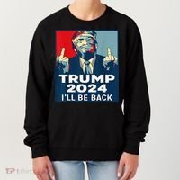Trump 2024 I will be back Classic Women's Sweatshirt thumb 0