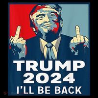 Trump 2024 I will be back Classic Doggie Tank thumb 4