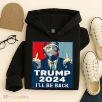 Trump 2024 I will be back Classic Hoodie thumb 4