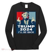 Trump 2024 I will be back Classic Long Sleeve Shirt thumb 0