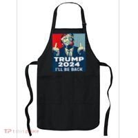 Trump 2024 I will be back Classic Apron thumb 0