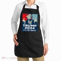 Trump 2024 I will be back Classic Apron thumb 2