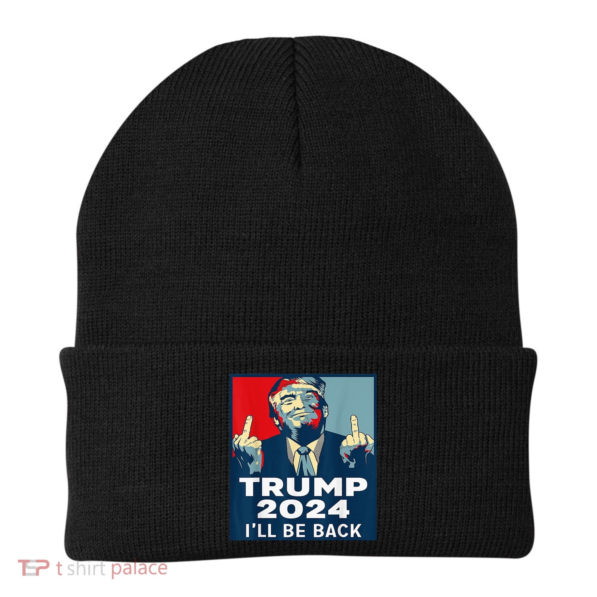 Trump 2024 I will be back Classic Beanie